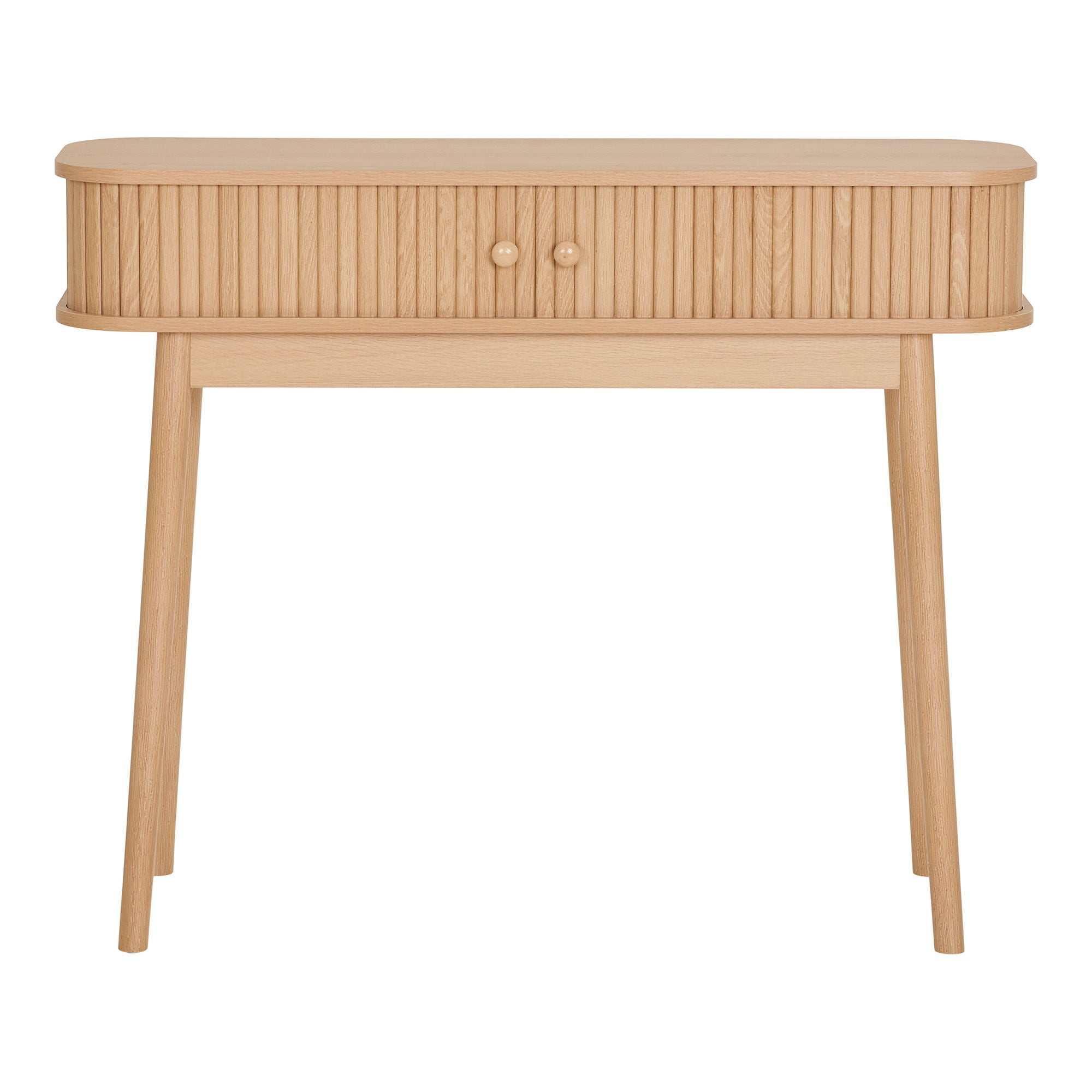 Nikko Console Table - Console table, 2 doors, natural <br>100x30x80 cm